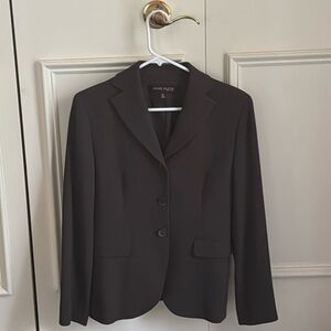 Anne Klein, 3-button Hanover Blazer, gray, 6p